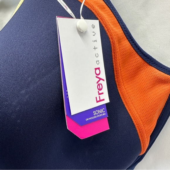 Freya Sonic Molded Sports Bra Firm Support Navy Size 40I NWT - Picture 4 of 7